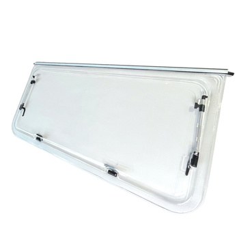 Szyba pojedyncza z zawiasą - bezbarwna 1200x540