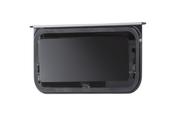 Szyba pojedyncza okna nadkuchennego 700 x 300 – grafit