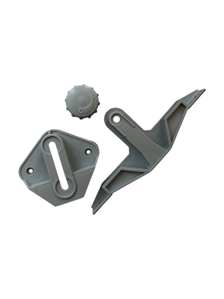 Zestaw - podnośnik wywietrznika górnego do przyczep kempingowych Niewiadów SZARY