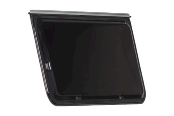 Okno otwierane pojedyncze grafitowe 1200 x 600 z zawiasą do Niewiadów N126 e/d/n 