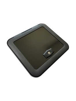 Drzwi serwisowe małe z kluczami CZARNE Sanjo